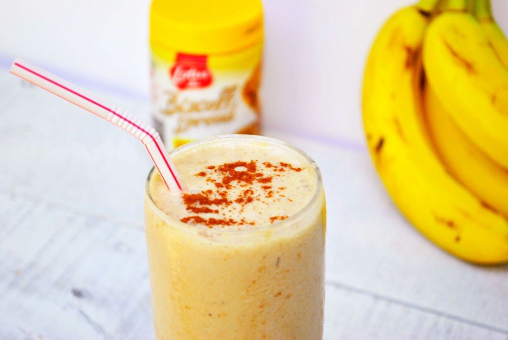 Banana Biscoff Breakfast Smoothie