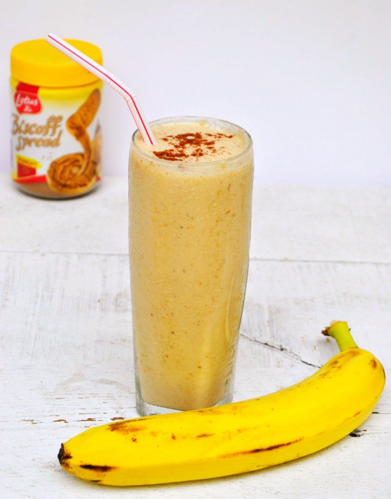 Banana Biscoff Breakfast Smoothie