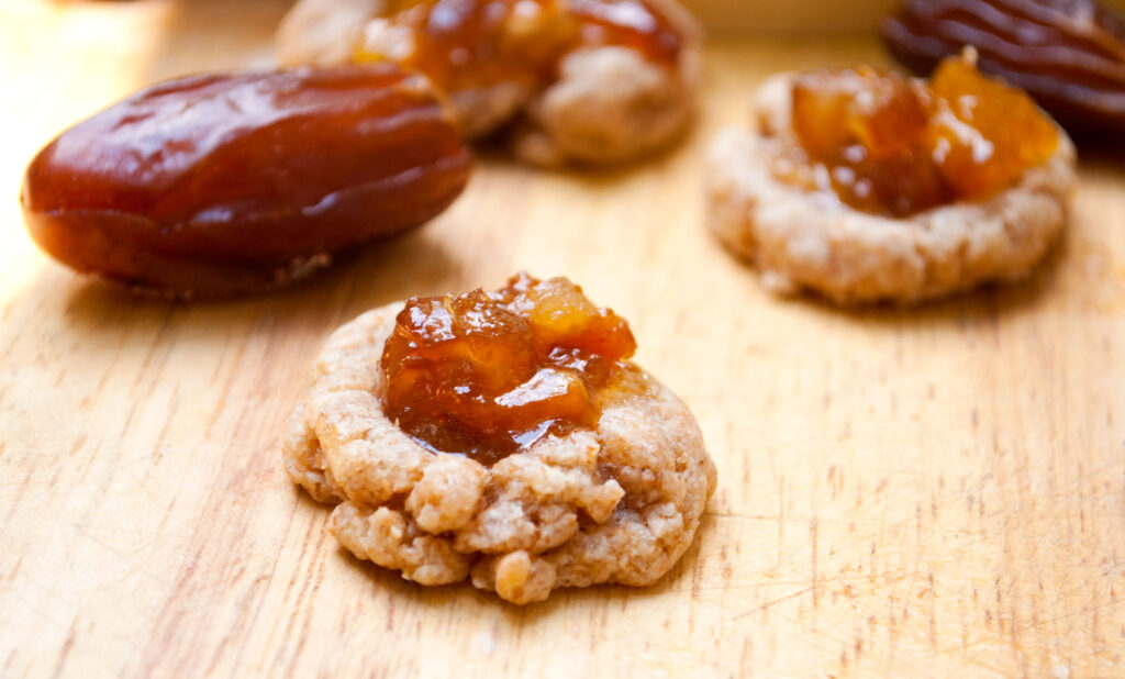 Fig-nomenal Cheese Date Thumbprint Crackers