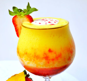Pineapple Upside Down Cake Daiquiri