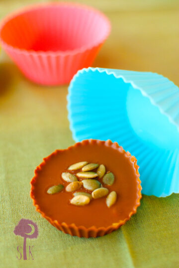 Pumpkin Stuffed Cinnamon Candy Cups