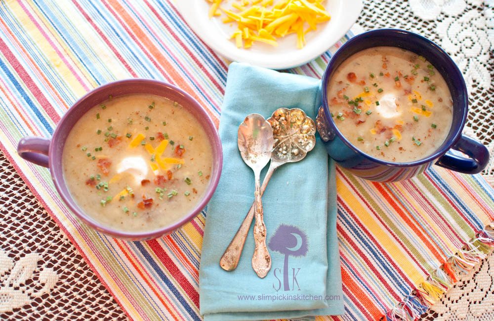 Loaded Baked Potato Soup - Skinnytaste