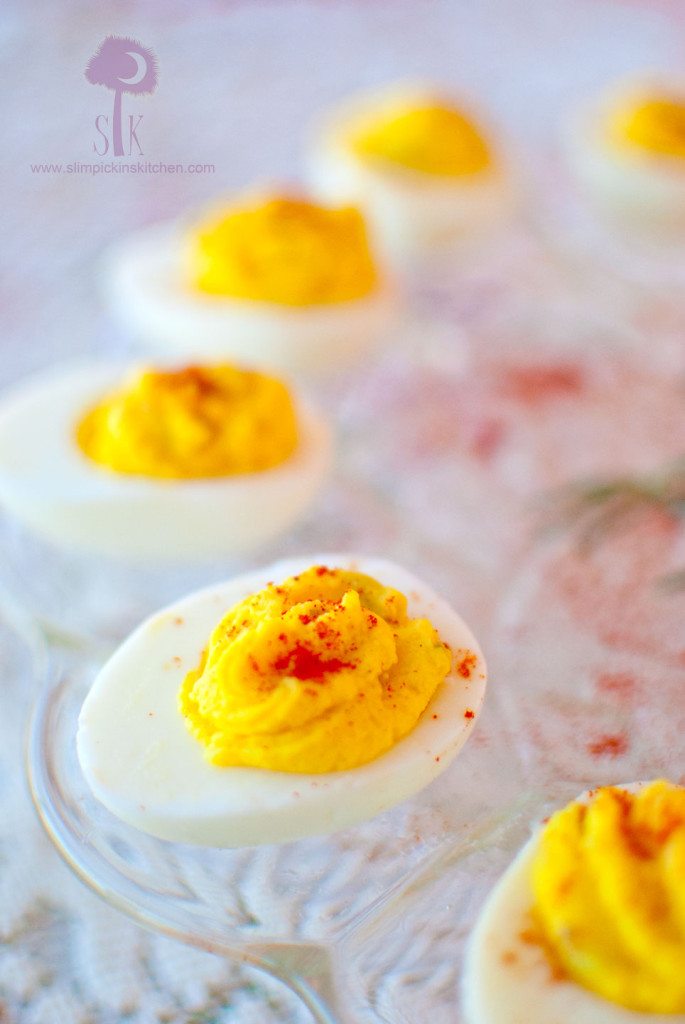 Mayo Free and Guiltless Deviled Eggs