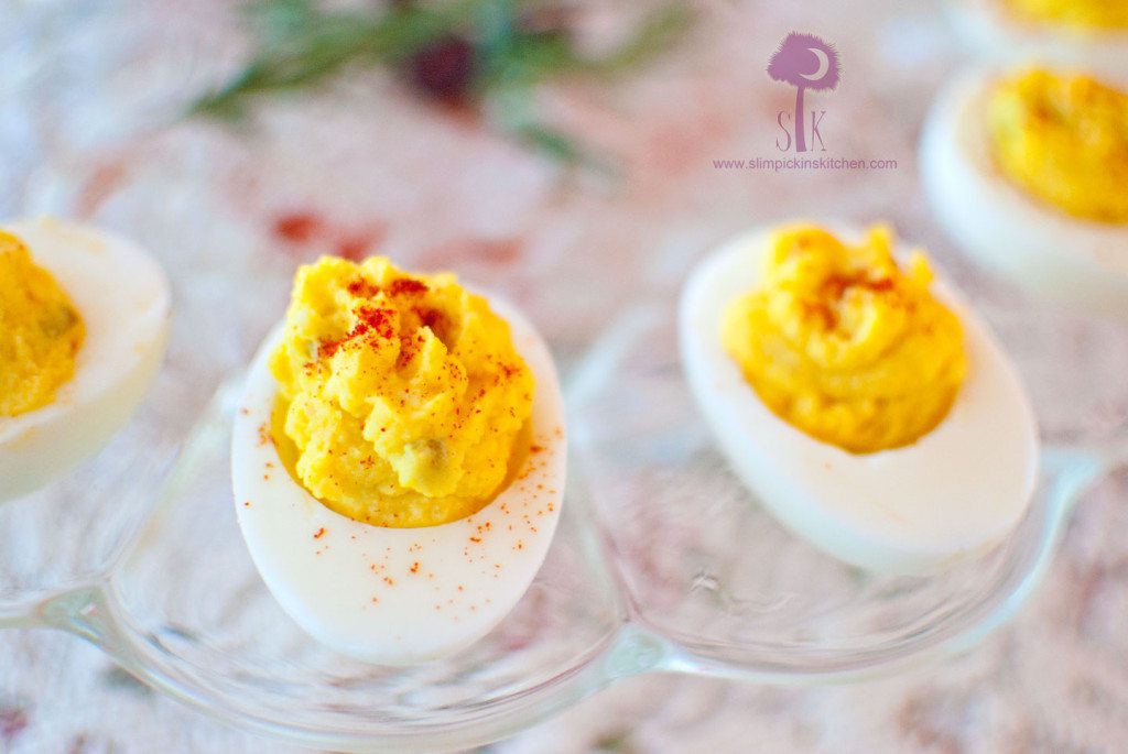 Mayo Free and Guiltless Deviled Eggs