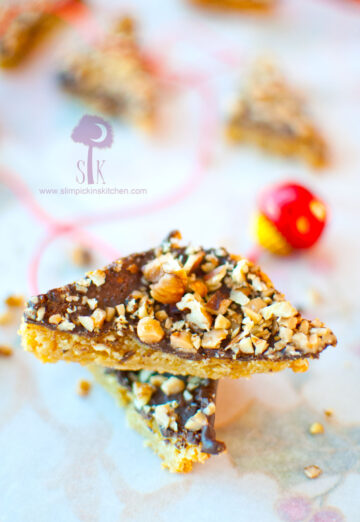 Buttery & Crumbly Toffee Bar Bites