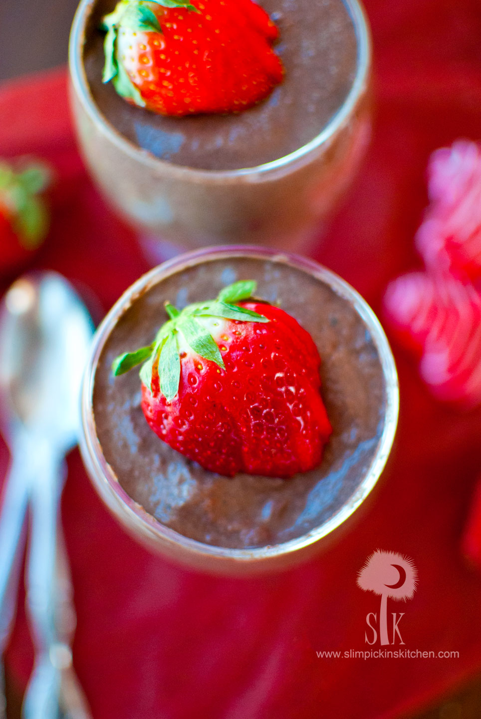 Low Fat Easy Raspberry Chocolate Greek Yogurt Mousse For Two