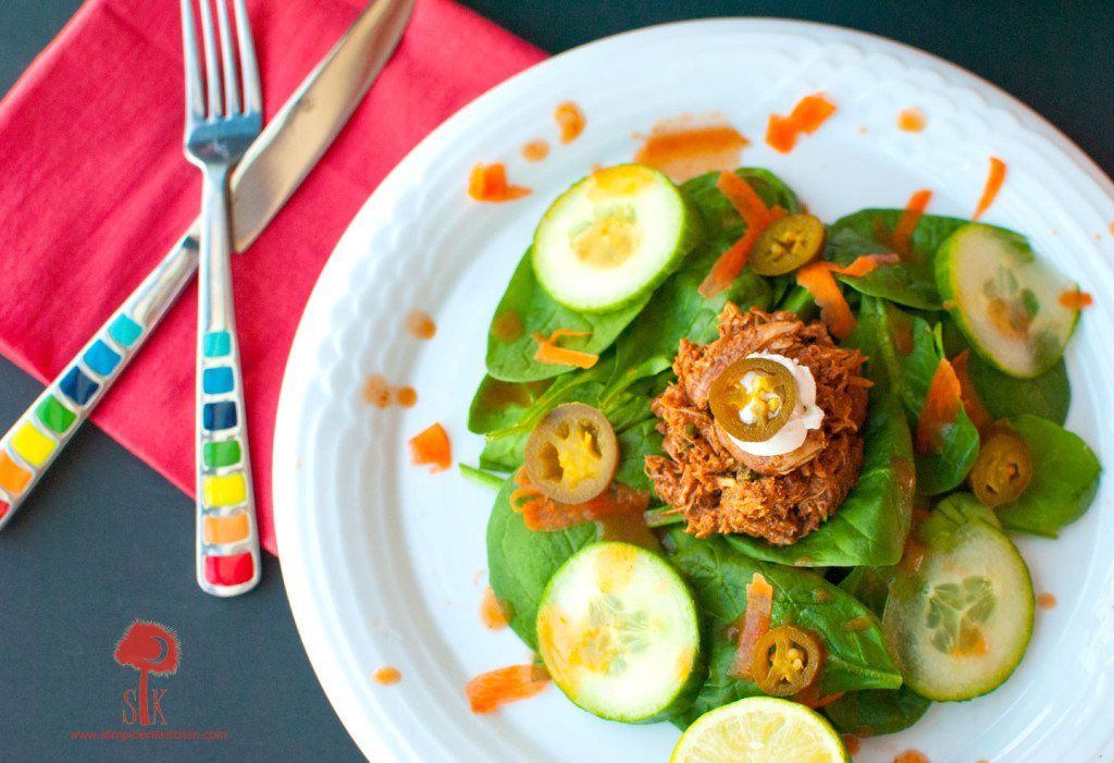 Spicy-Crock-Pot-Chicken-Mole-Taco-Salad-3