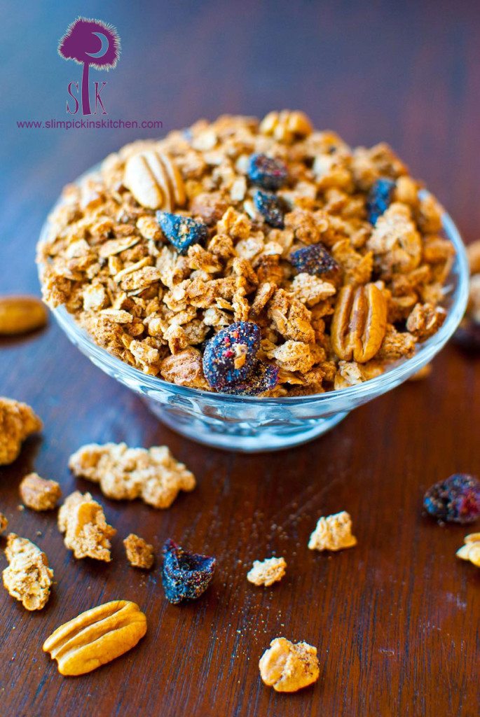 Healthy Blueberry Pie Granola