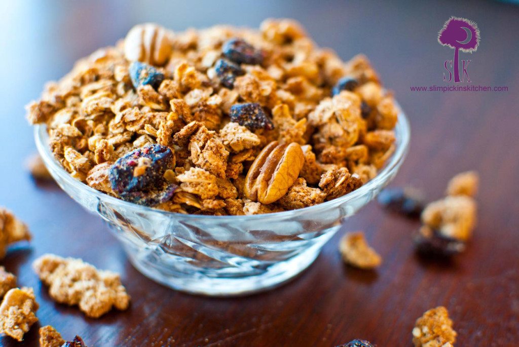 Healthy Blueberry Pie Granola