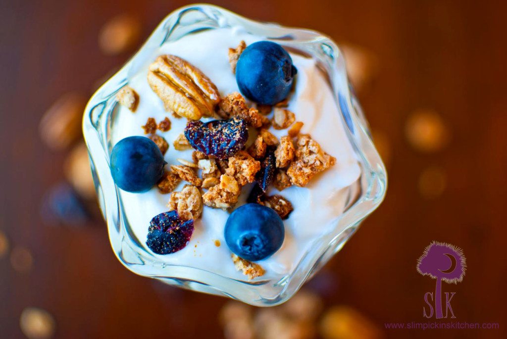 Healthy Blueberry Pie Granola