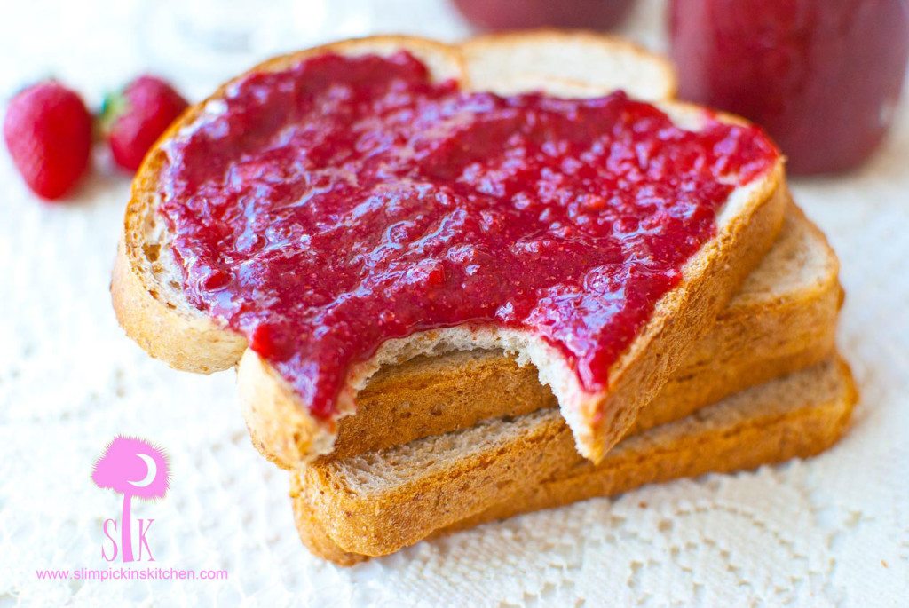 Crock Pot Strawberry Rhubarb Chia Seed Jam