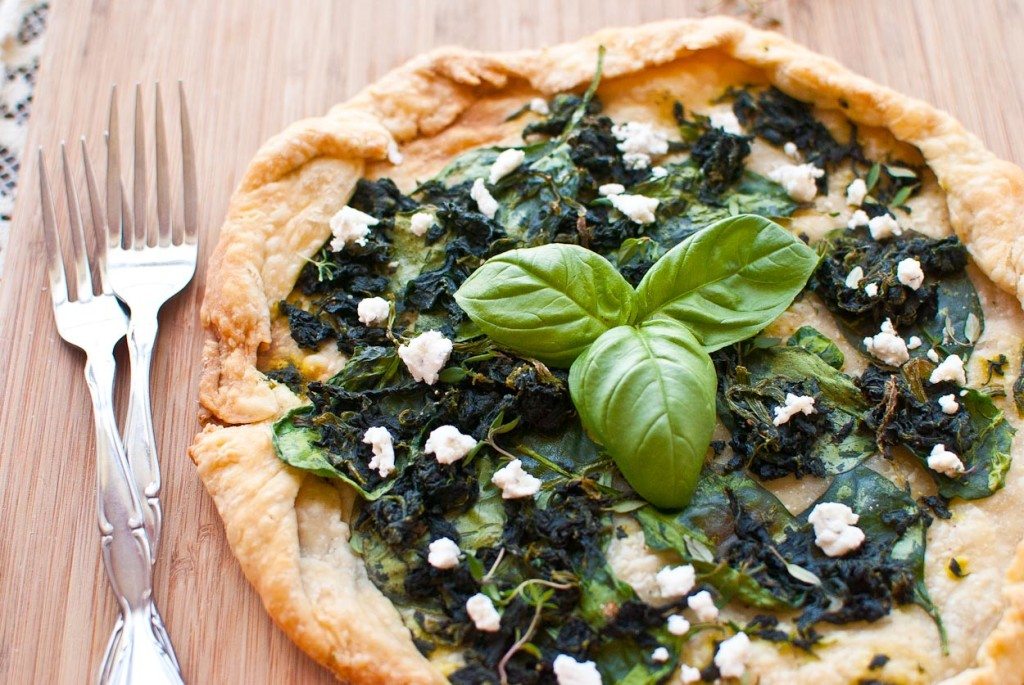 Spinach and Goat Cheese Galette-016