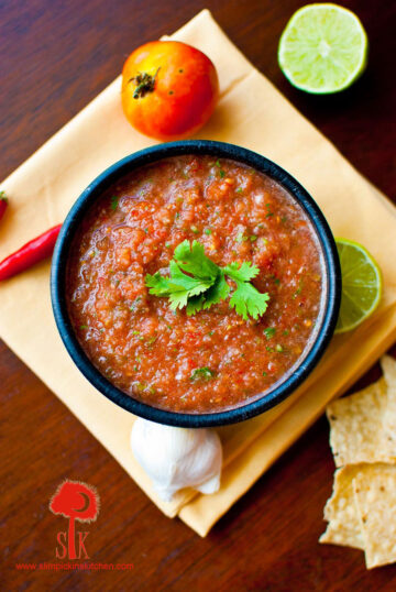 Super Simple Garden Fresh Salsa