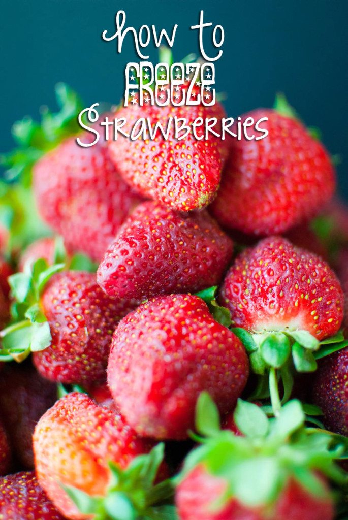 How to freeze strawberries