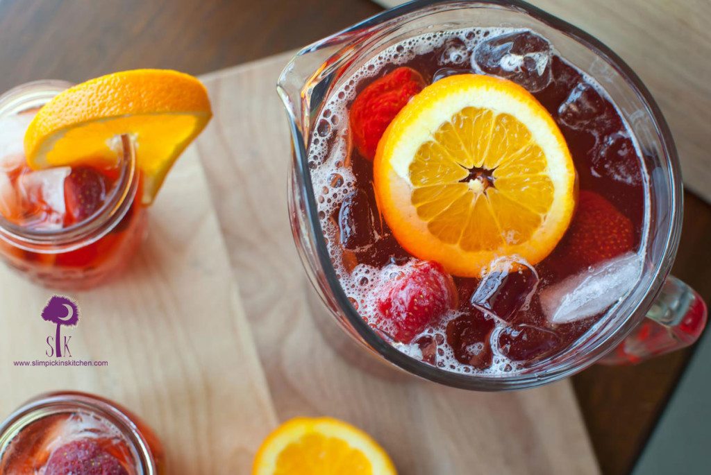 Southern Style Strawberry Sweet Tea for Memorial Day
