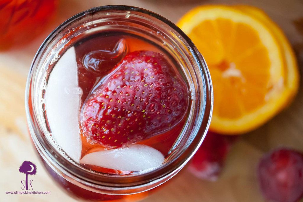 Southern Style Strawberry Sweet Tea for Memorial Day