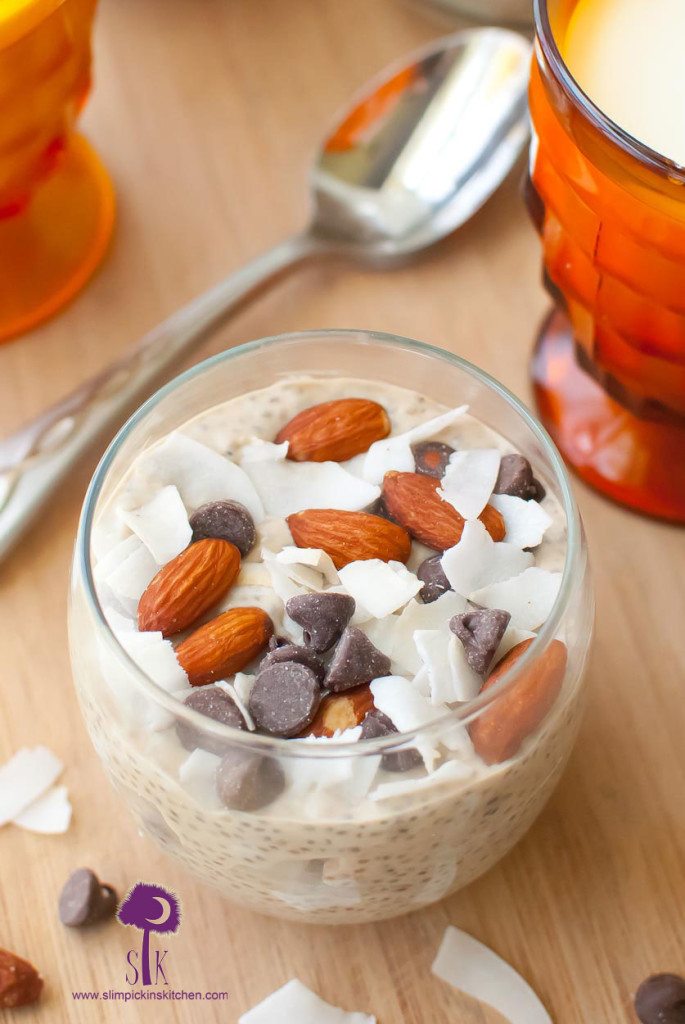 Almond Joy Chia Pudding Parfait