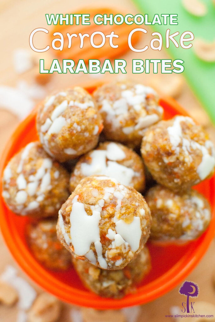 White Chocolate Carrot Cake Larbar Bites