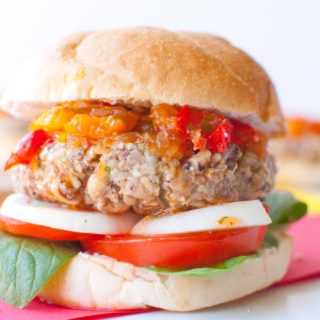 Gluten-Free Black Eyed Pea Burgers with a Sweet Chili Pepper Chutney-2