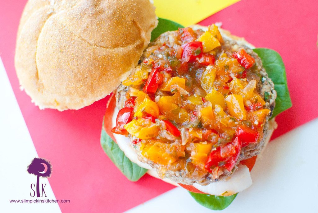 Gluten-Free-Black-Eyed-Pea-Burgers-with-a-Sweet-Chili-Pepper-Chutney-3