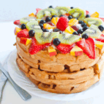 Fruit Pizza Waffles are excellent for parties