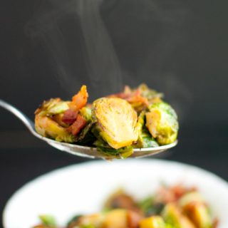 Apple Cider Glazed Brussels Sprouts * Slim PIckin's Kitchen