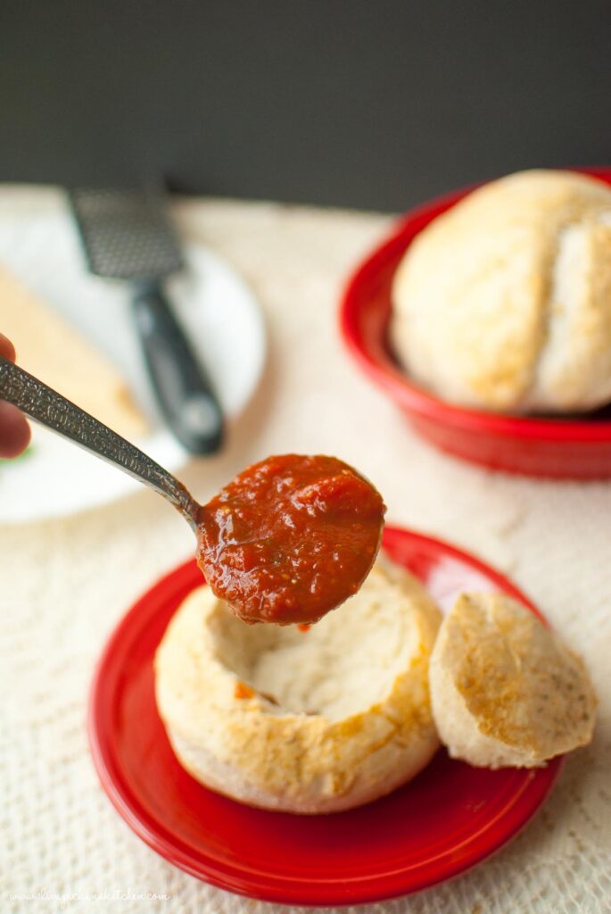 Homemade Italian Herb Bread Bowls