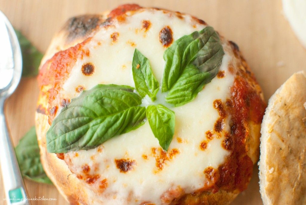 Tomato Bruschetta Bread Bowl Soup