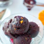 Simple Boozy Blueberry Sorbet * Slim Pickin's Kitchen