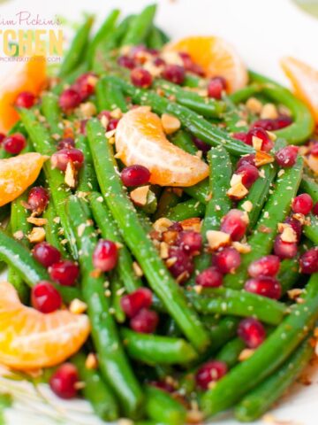 Green Bean Almondine with Pomegranate and Clementines (1 of 1)-2