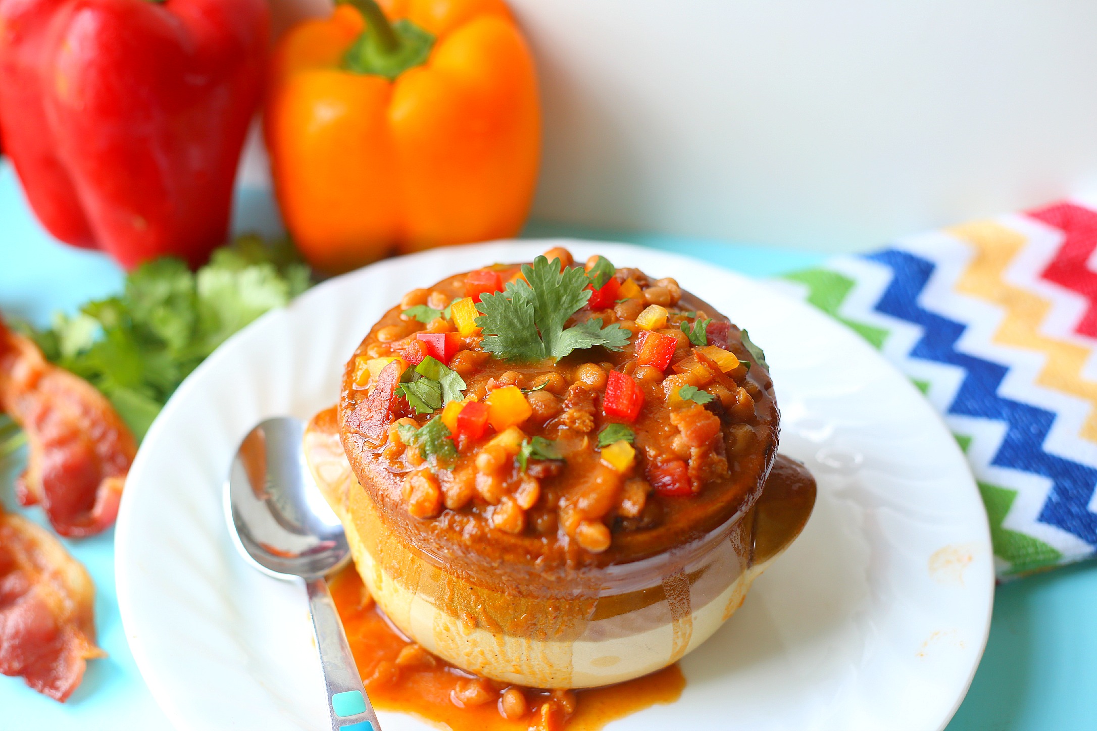 Homemade Crock Pot Amaretto & Maple Bacon Baked Beans