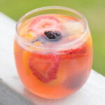 Blackberry Lemonade White Wine Sangria: Looking for an awesome party cocktail that is super light yet packs a punch? Look no further! This Blackberry Lemonade Sangria is loaded with quality booze, fresh fruit, and crisp white wine and can be ready in 10 minutes flat! | www.slimpickinskitchen.com