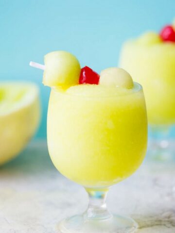 Frozen Melon Ball Slushies | Frozen Cocktail Recipes