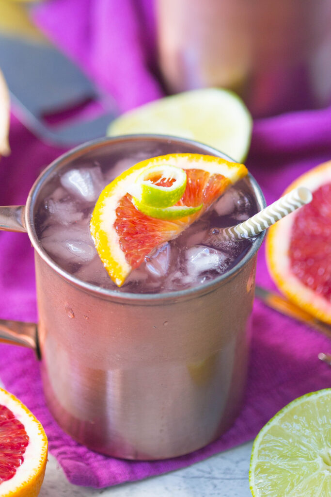 Winter Citrus Moscow Mule | Easy Moscow Mule Recipe