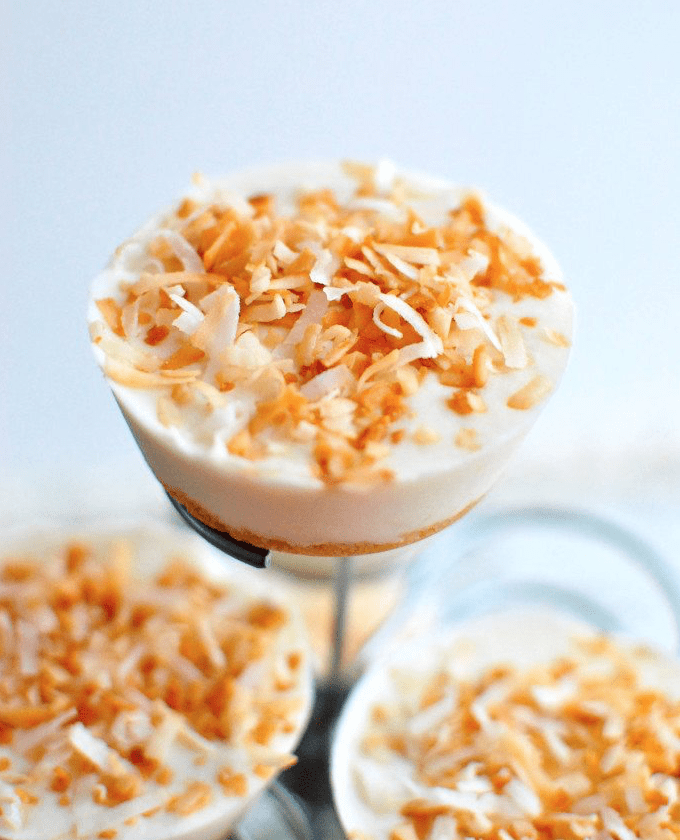 Coconut Key Lime Pie Cheesecakes No Bake Key Lime Pie