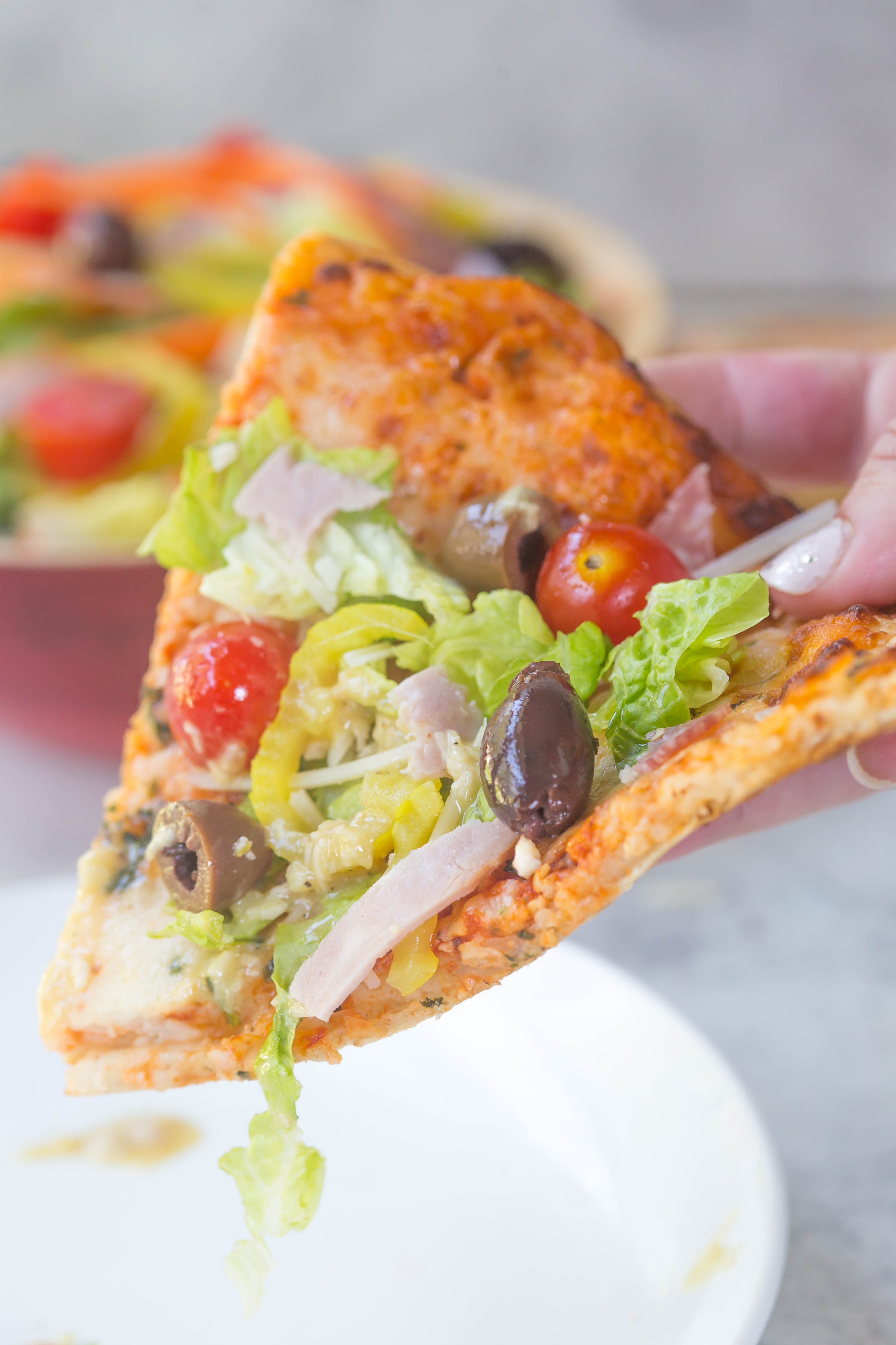Easy Summer Salad Flatbread w/ American Flatbread Pizzas Slim Pickin