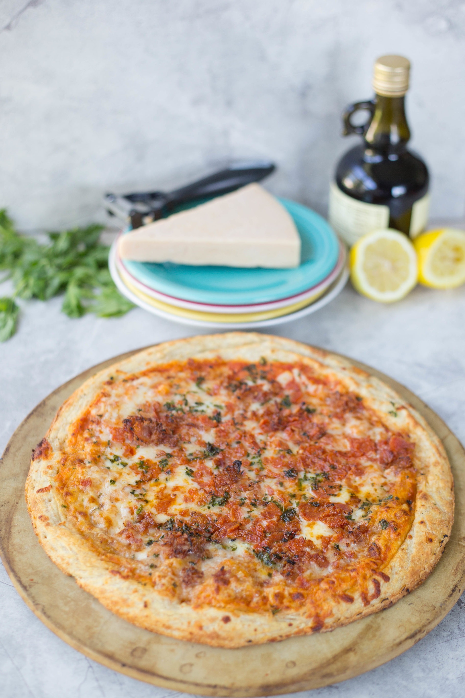 Easy Summer Salad Flatbread w/ American Flatbread Pizzas Slim Pickin