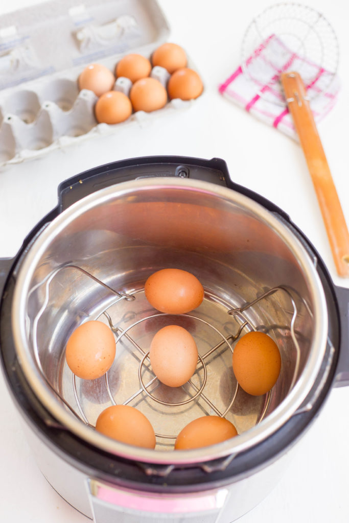 Six eggs in an instant pot