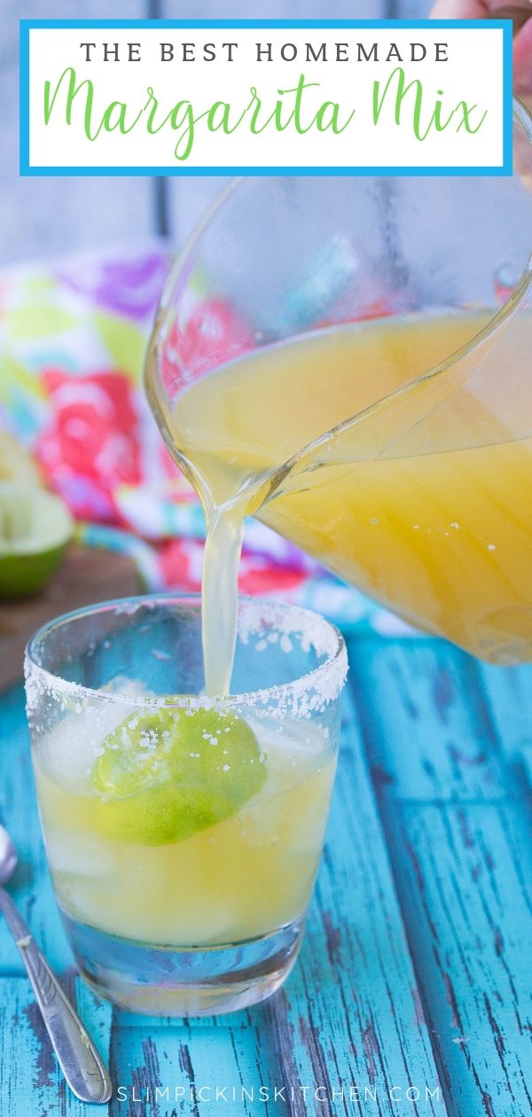 Homemade Margarita Mix Recipe Homemade Sour Mix The Best Homemade Margarita Mix