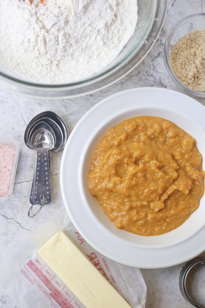 Ingredients for Sweet Potato Biscuits