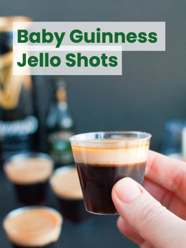 Baby Guinness Jello Shots