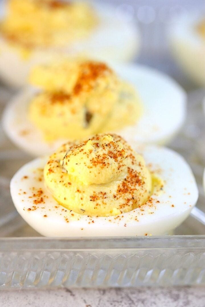 Easy Southern Deviled Eggs (Relish or Pickles) Slim Pickin’s Kitchen